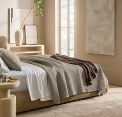 Signature Textured Stitch Quilted Sham - Oak