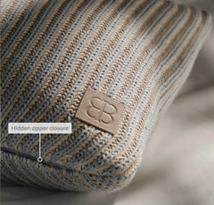 Sunday Knit Pillow Cover - Cream