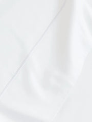 Signature Embellished Pillowcase Set - White/White Embroidered