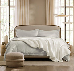 Waffle Bed Blanket - White