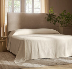 Dappled Vela Classic Coverlet - Cream