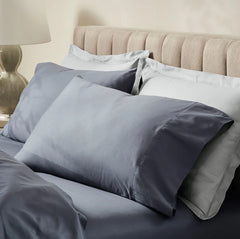 Percale Hemmed Sheet Set - Mineral