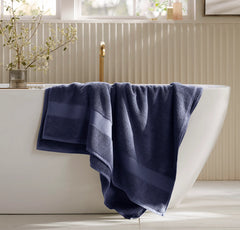 Plush Bath Sheet - Coastal Navy