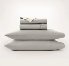 Signature Hemmed Sheet Set - Pewter