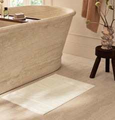 Plush Bath Mat - Cream