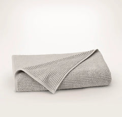 Turkish Ribbed Bath Sheet - Pewter