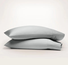 Percale Hemmed Pillowcase Set - Shore