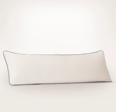 Threadmark Pillow Cover (Grand Lumbar) - Soft White/Melange Bay