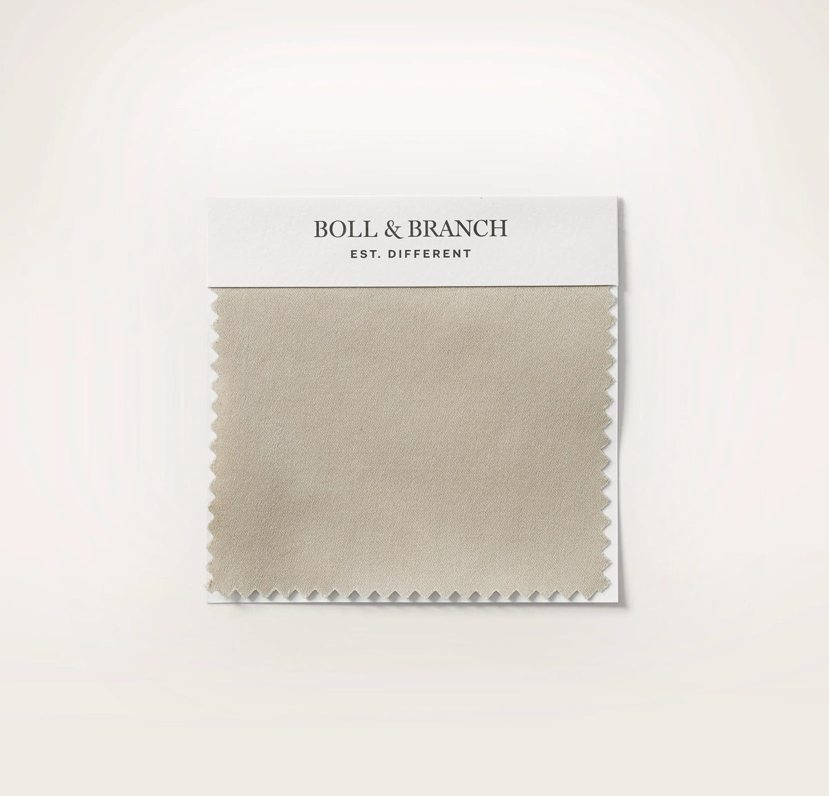Percale Hemmed Fabric Swatch - Oak