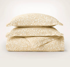 Signature Hemmed Duvet Set - Honey Garden