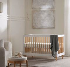 Ribbed Knit Baby Blanket - Heathered Stone