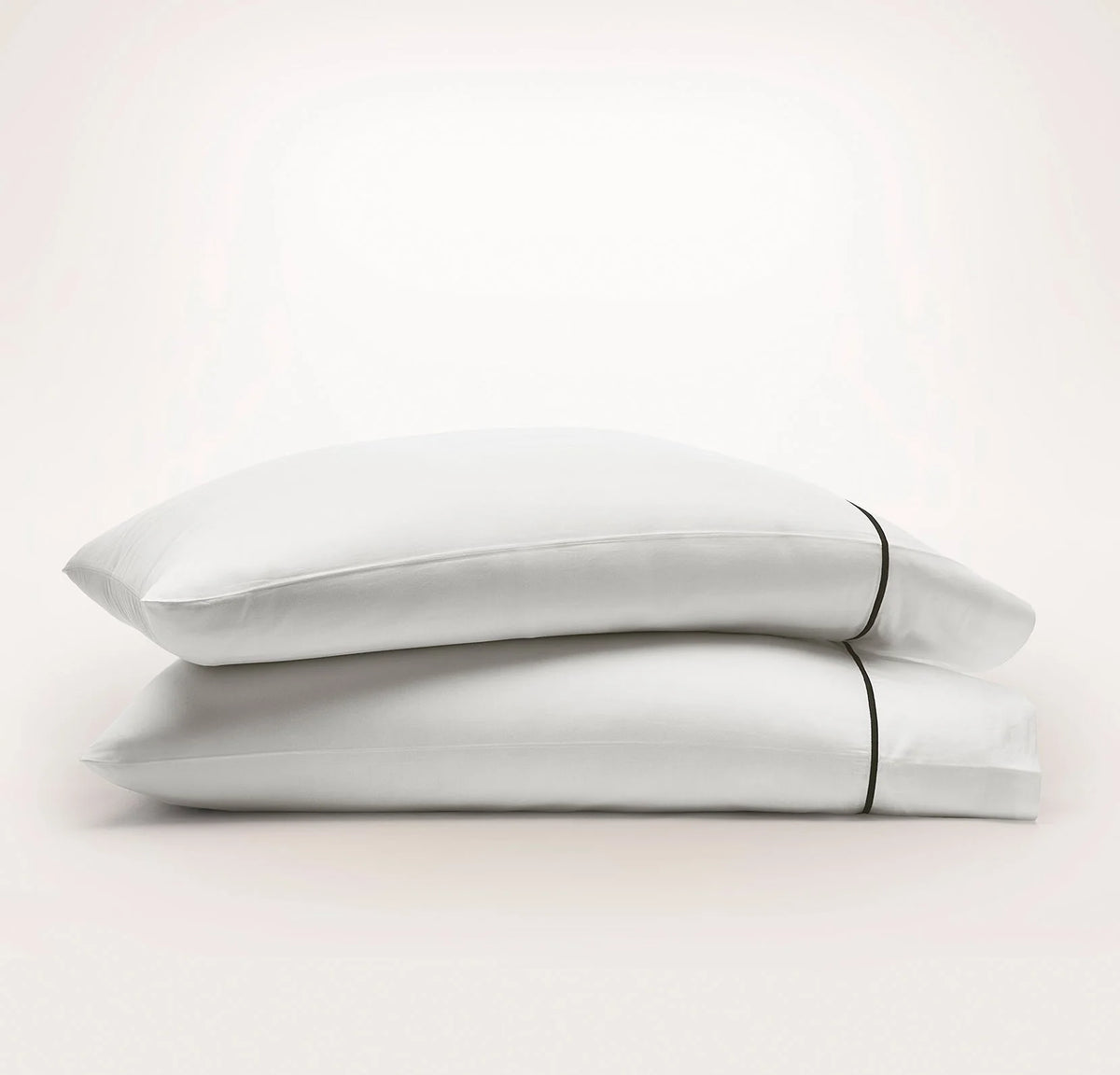 Signature Embellished Pillowcase Set - White/Night Embroidered