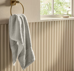 Plush Hand Towels (Pair) - Pewter