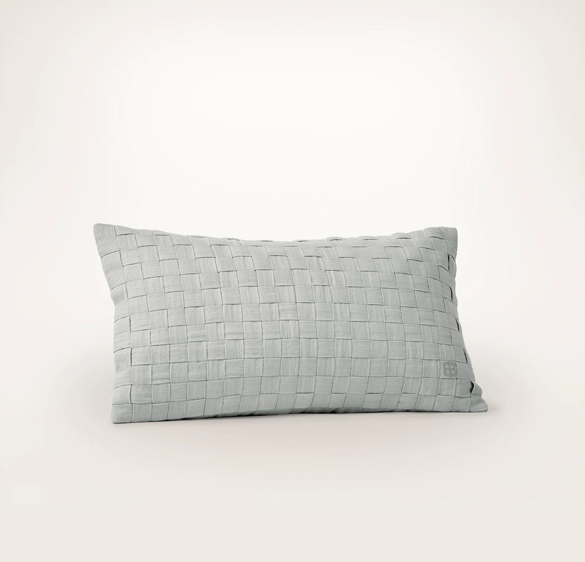 Linen Woven Icon Pillow Cover (Petite Lumbar) - Melange Shore