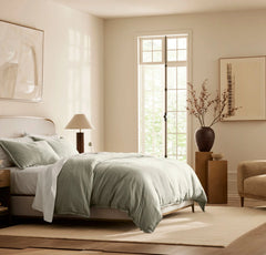 Linen Duvet Set - Sageleaf
