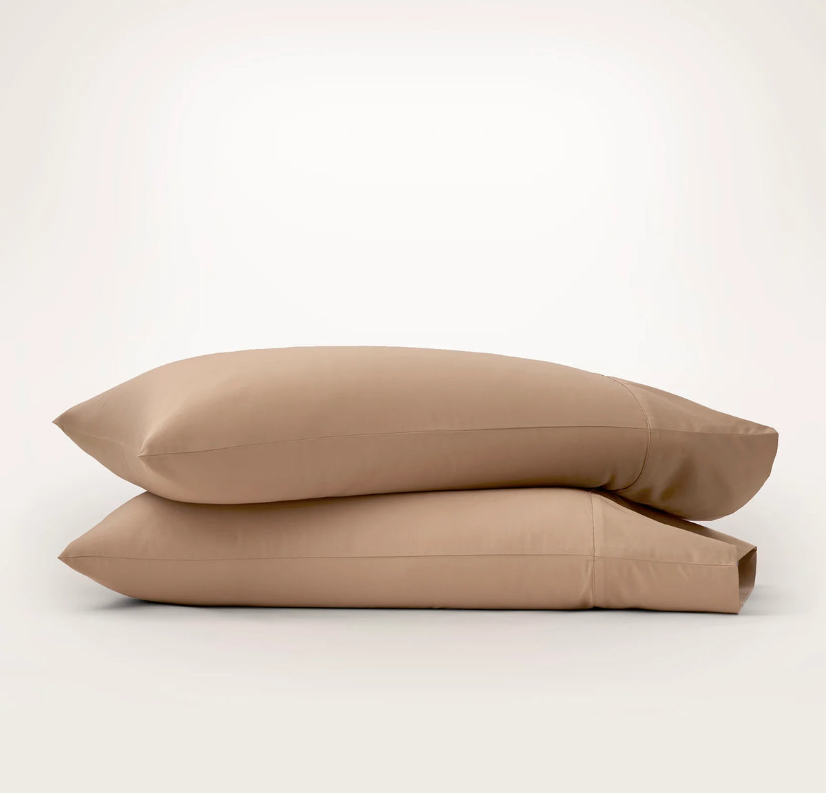Signature Hemmed Pillowcase Set - Camel