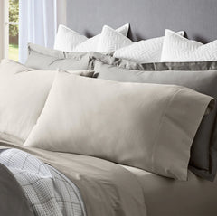 Signature Hemmed Flat Sheet - Pewter