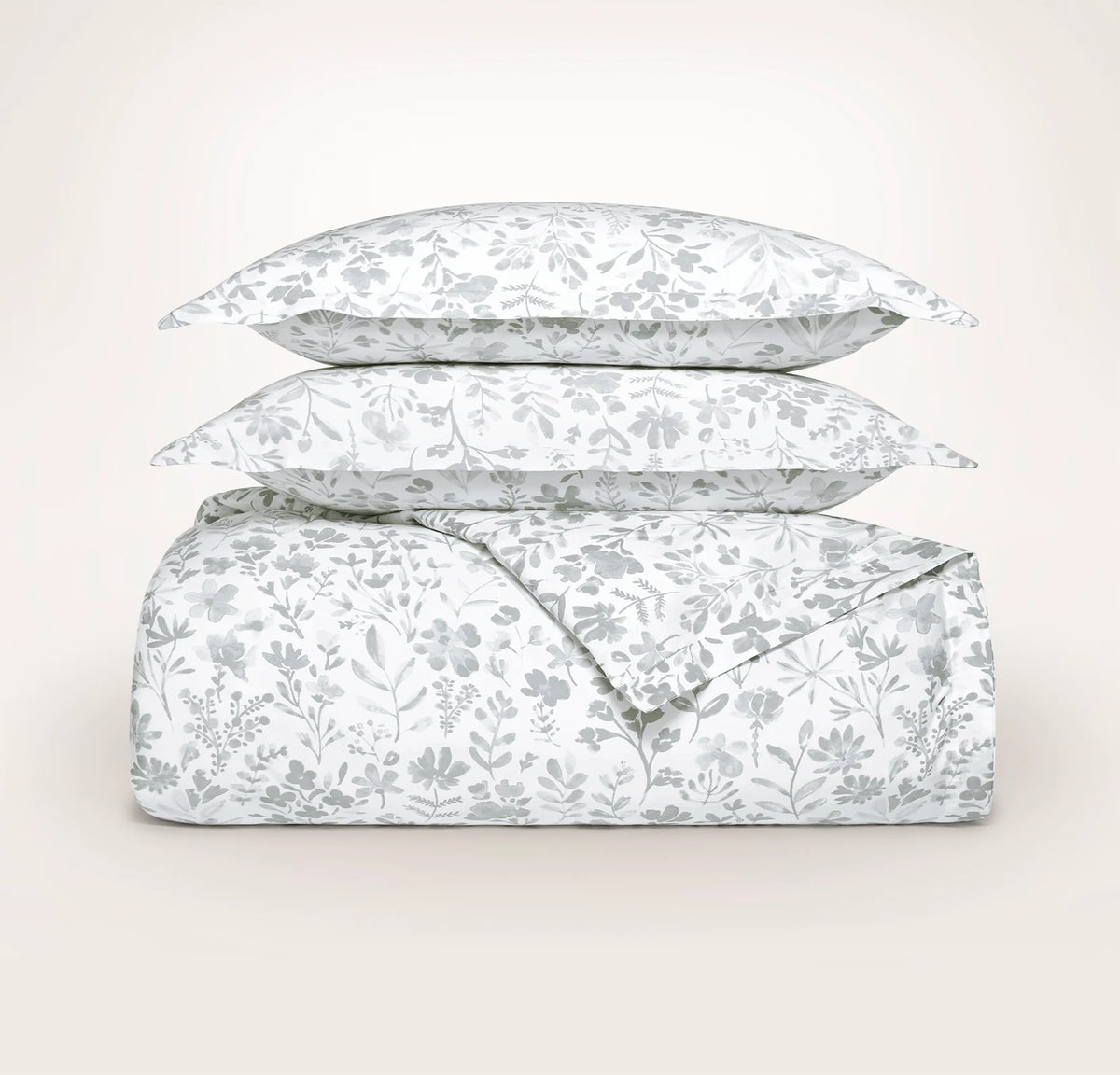 Signature Hemmed Duvet Set - Shore Botanical