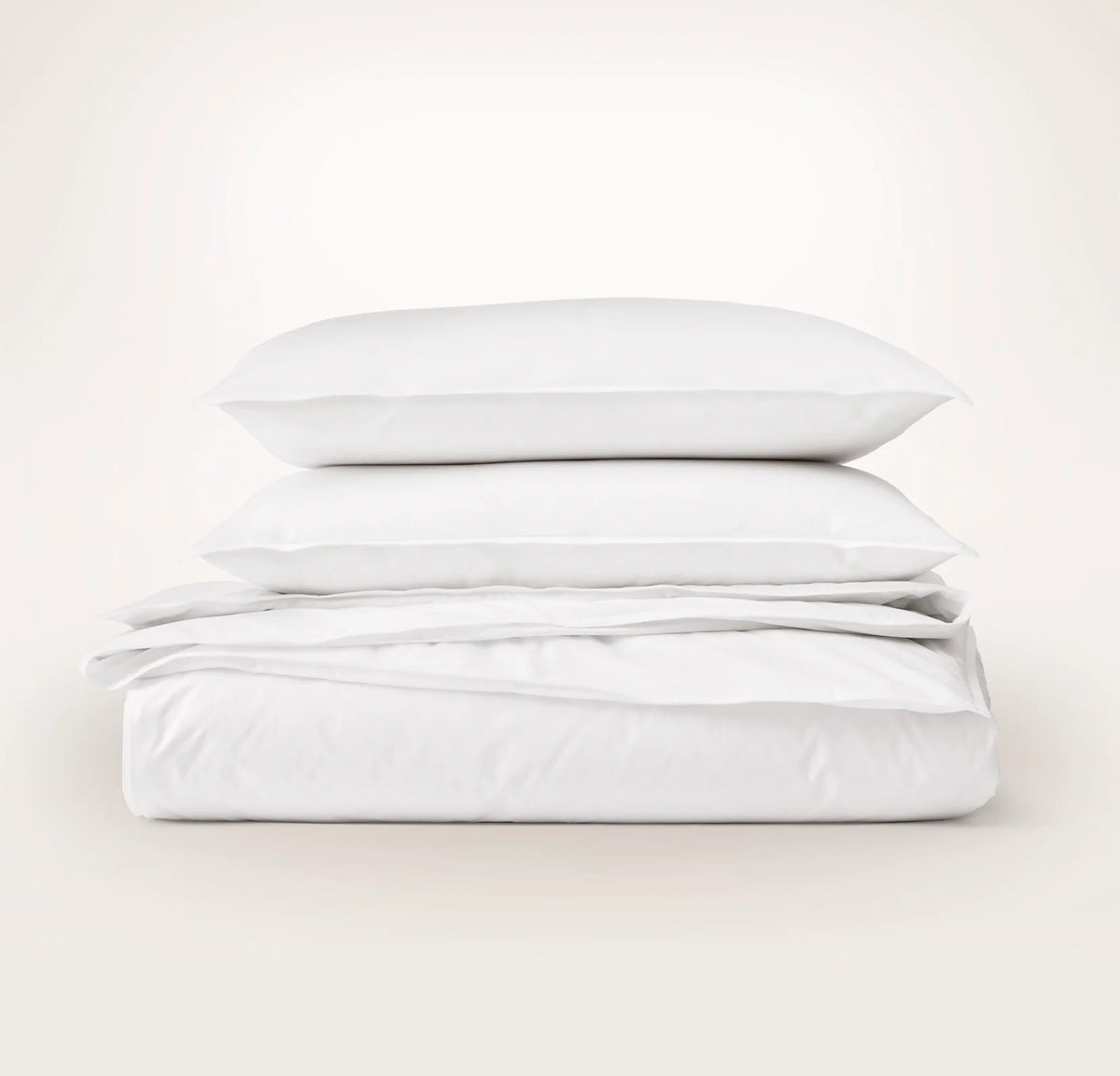 Percale Vintage Washed Duvet Set - Vintage White