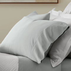 Signature Hemmed Pillowcase Set - Shore