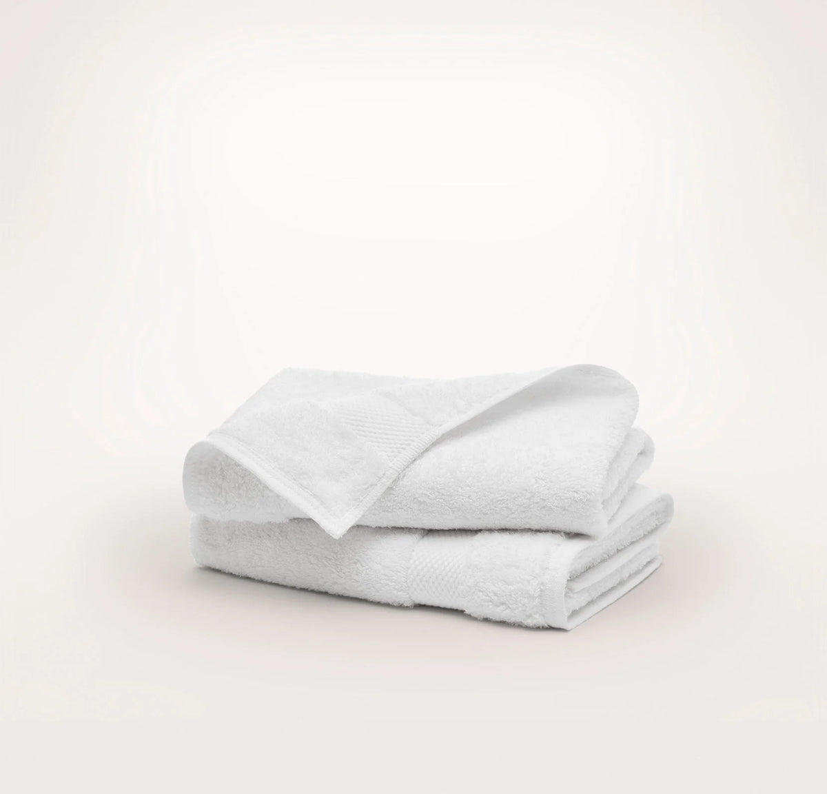 Plush Hand Towels (Pair) - White