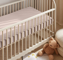 Signature Fitted Crib Sheet - Dusty Rose