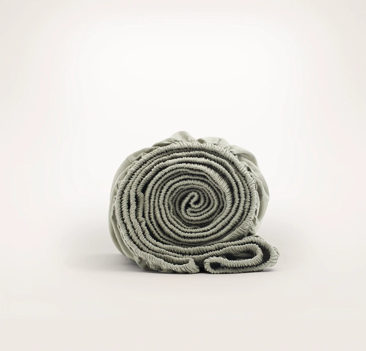 Percale Hemmed Fitted Sheet - Sageleaf