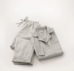 Signature Long Sleeve & Pants Pajama Set - Pewter