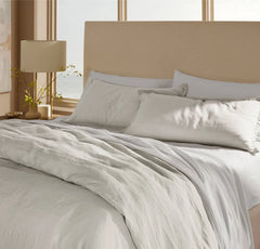 Linen Duvet Set - Mist