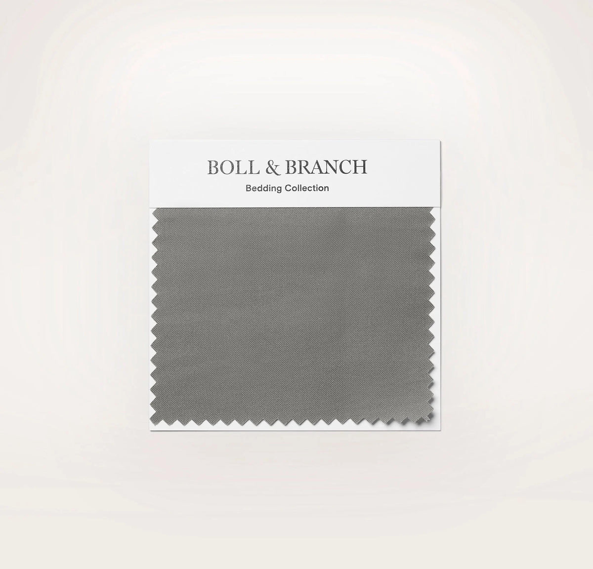 Percale Hemmed Fabric Swatch - Stone