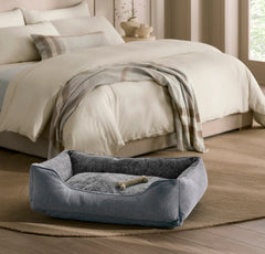 Piped Edge Pet Bed - Water