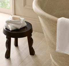 Turkish Ribbed Washcloths (Pair) - White