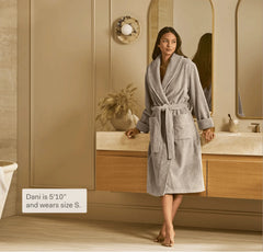 Turkish Ultra Plush Robe - Oak