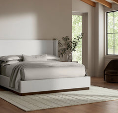Modern Framed Rug - Heathered Natural