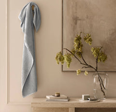Turkish Ribbed Bath Towel - Shore