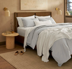Signature Vintage Washed Duvet Set - Vintage Sky