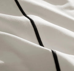 Signature Embellished Sheet Set - White/Night Embroidered