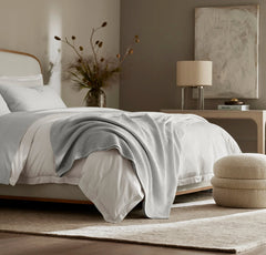 Waffle Bed Blanket - Mist