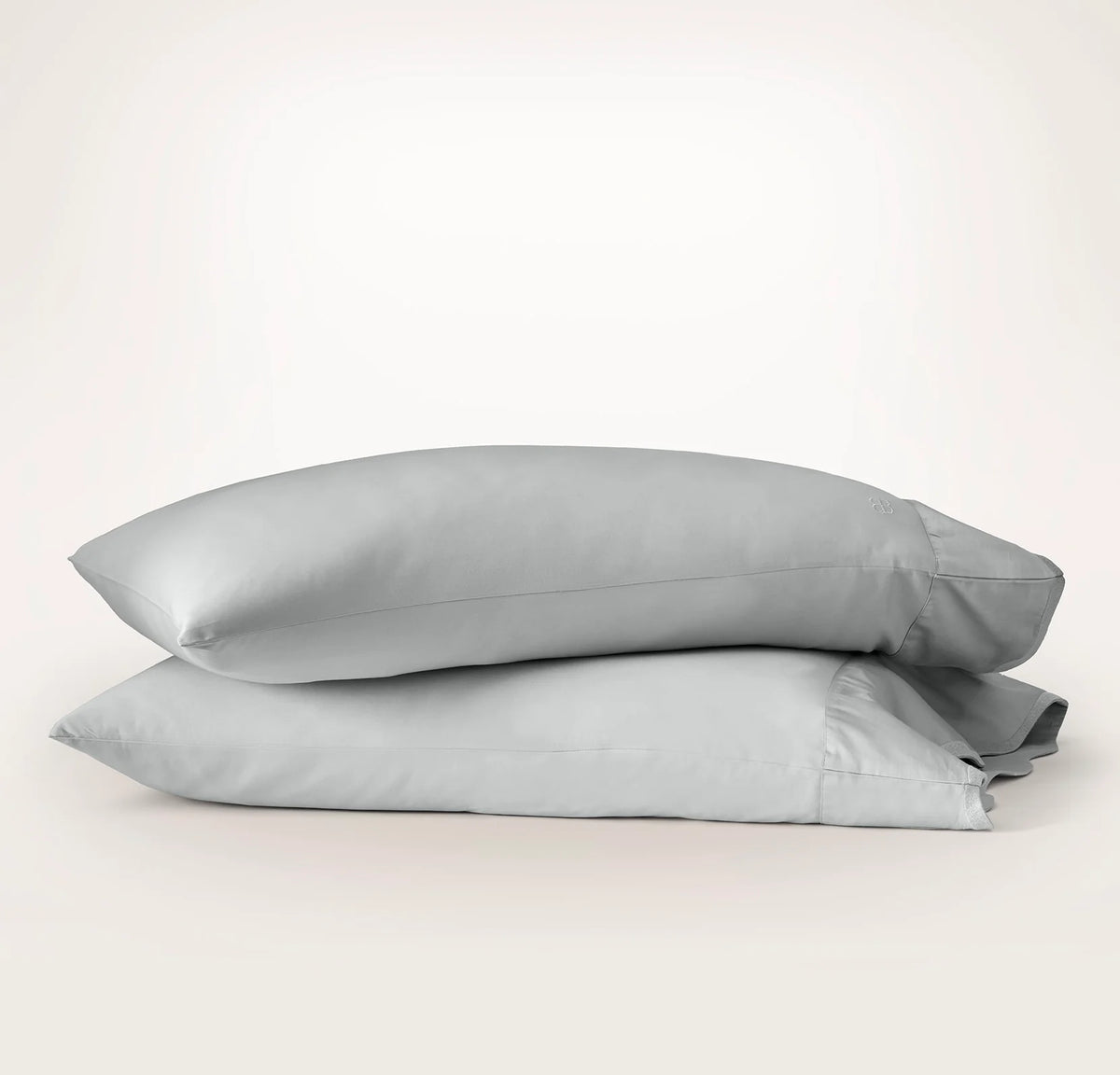 Signature Embellished Pillowcase Set - Shore/Shore Curved Edge