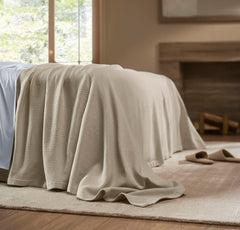 Lightweight Bed Blanket - Sand