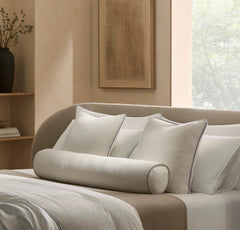 Threadmark Pillow Cover (22x22) - Soft White/Melange Shore