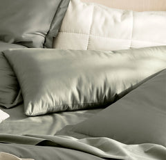Signature Hemmed Pillowcase Set - Sageleaf