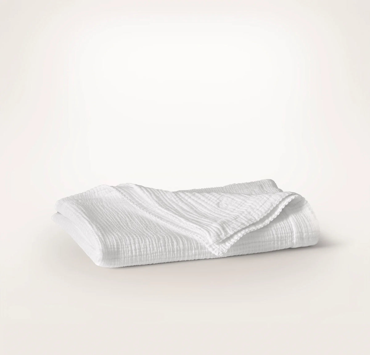 Dream Baby Blanket - White/White Picot