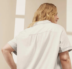 Soft Knit Short Sleeve & Shorts Pajama Set - Mist
