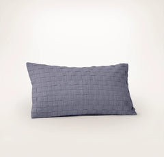 Linen Woven Icon Pillow Cover (Petite Lumbar) - Melange Bay