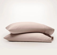 Signature Hemmed Pillowcase Set - Dusty Rose