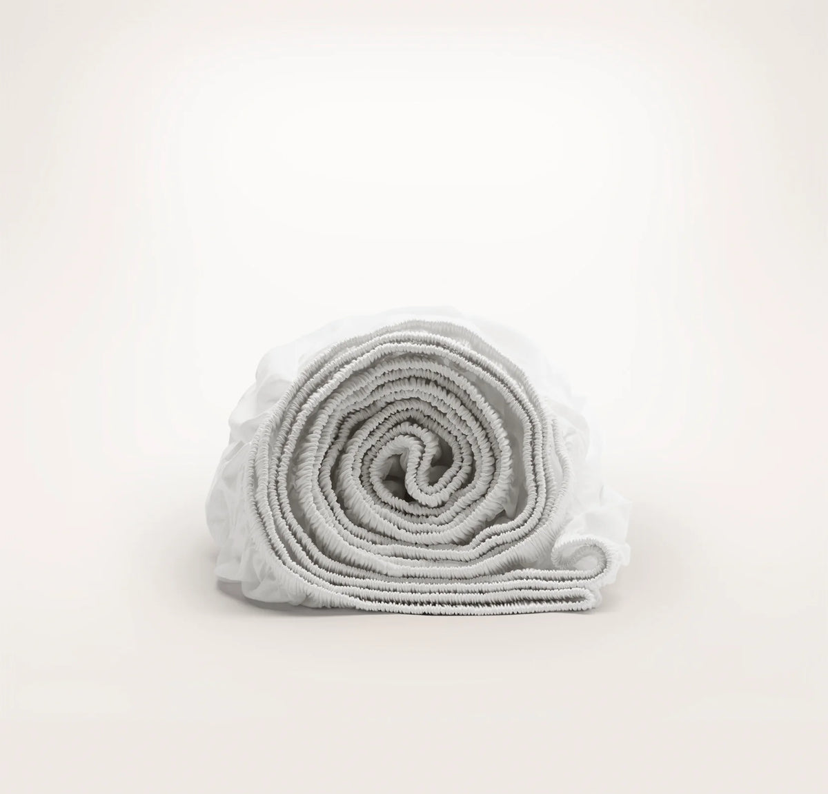 Percale Hemmed Fitted Sheet - White
