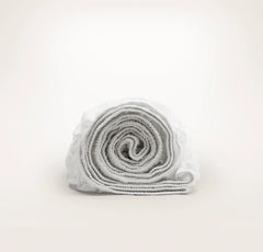 Percale Hemmed Fitted Sheet - White