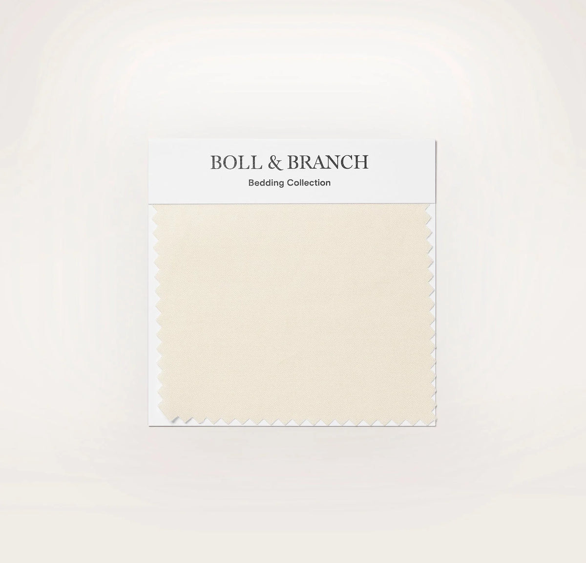 Percale Hemmed Fabric Swatch - Natural