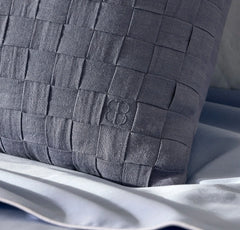 Linen Woven Icon Pillow Cover (Lumbar) - Melange Bay